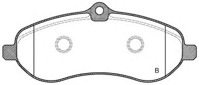 OPEN PARTS bpa129201 -  Комплект тормозных колодок, дисковый тормоз